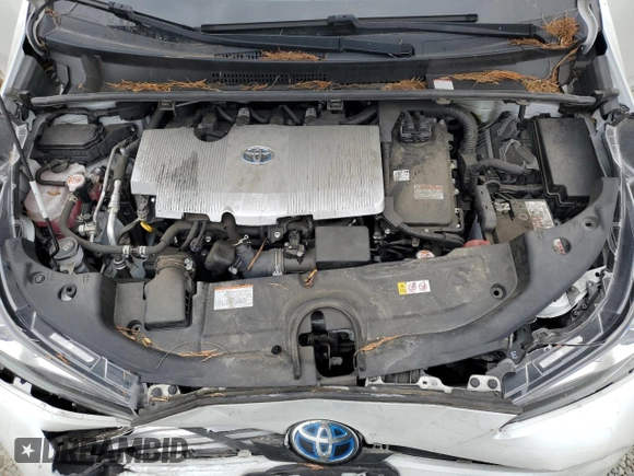 2021 Toyota Prius L Eco z VIN JTDKAMFU6M3140307, wystawiony jako Copart lot #58436795 z przebiegiem 53 151 mil mil oraz Szkoda całkowita • Salvage title. Historia ofert i sprzedaży dostępna na DreamBid. Obrazek 11.