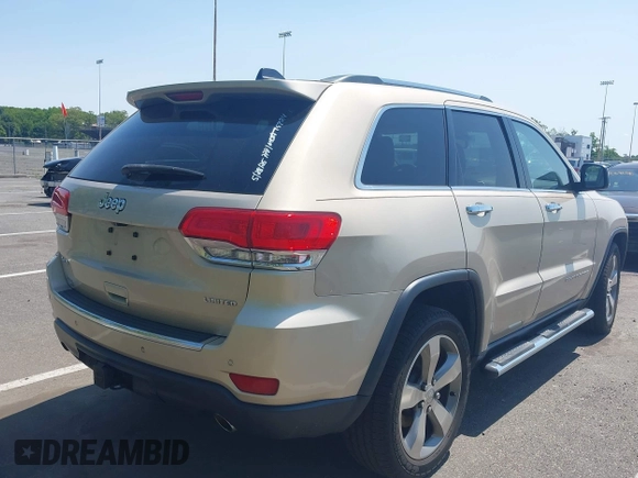 2014 Jeep Grand Cherokee Limited with VIN 1C4RJFBG9EC280315, listed as a IAAI auction lot 42400346 with 103,564 mi miles and . Bid and sale history available at DreamBid. Image 4.
