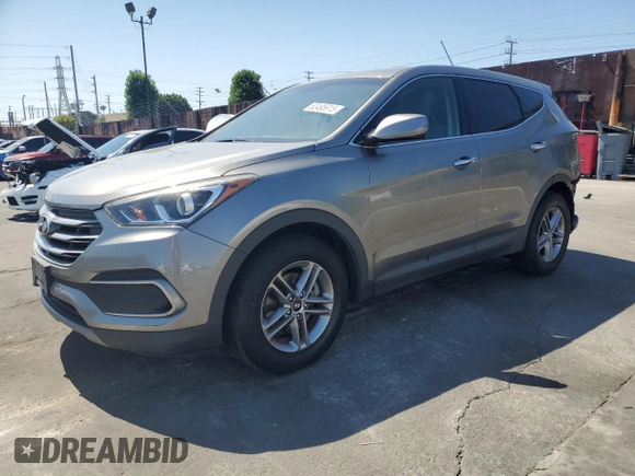 2018 Hyundai Santa Fe 2.4L with VIN 5NMZT3LB2JH076298, listed as a Copart auction lot 63461435 with 79,881 mi miles and Salvage title. Bid and sale history available at DreamBid. Image 1.
