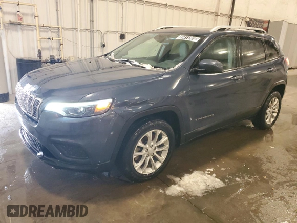 2021 Jeep Cherokee Latitude with VIN 1C4PJLCB9MD169295, listed as a Copart auction lot 45411805 with 35,866 mi miles and Clean Title. Bid and sale history available at carsss.com. Image 1.