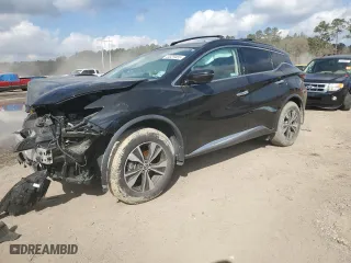 2019 Nissan Murano SV with VIN 5N1AZ2MJ7KN148267, listed as a Copart auction lot 44539455 with 38,308 mi miles and Salvage Title. Bid and sale history available at carsss.com. Image 1.