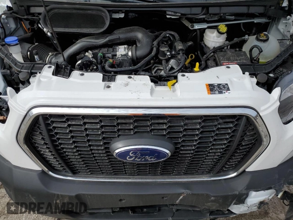 2024 Ford Transit Cargo with VIN 1FTBR1Y84RKB03745, listed as a Copart auction lot 49505745 with 867 mi miles and Clean Title. Bid and sale history available at DreamBid. Image 12.