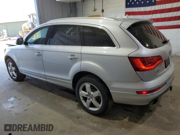 2015 Audi Q7 Premium Plus с VIN WA1LGAFE2FD020456, выставлен на аукционе Copart как лот 56035785 с пробегом 76 520 миль миль и Списание • Salvage title. История ставок и продаж доступна на DreamBid. Изображение 2.