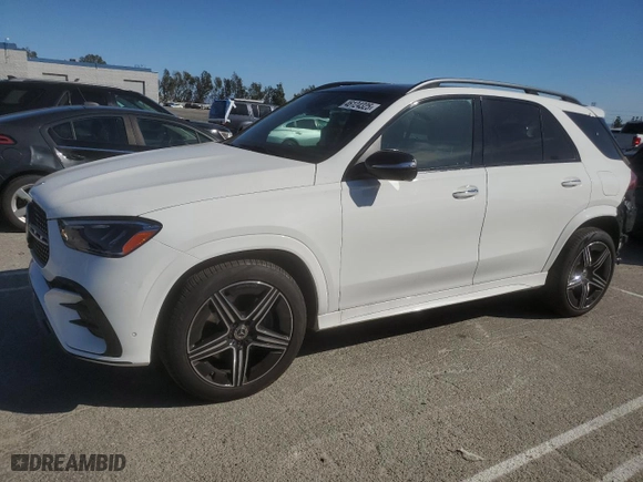 2024 Mercedes-Benz GLE with VIN 4JGFB4GB7RB145035, listed as a Copart auction lot 46124325 with NaN miles and Salvage Title. Bid and sale history available at carsss.com. Image 1.