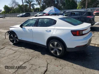 2023 Polestar 2 with VIN YSMEG3KA9PL124709, listed as a Copart auction lot 56132155 with 54,255 mi miles and Clean Title. Bid and sale history available at DreamBid. Image 2.
