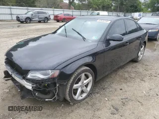 2012 Audi A4 Premium with VIN WAUAFAFL3CN011444, listed as a Copart auction lot 62836795 with 90,672 mi miles and Salvage title. Bid and sale history available at DreamBid. Image 1.