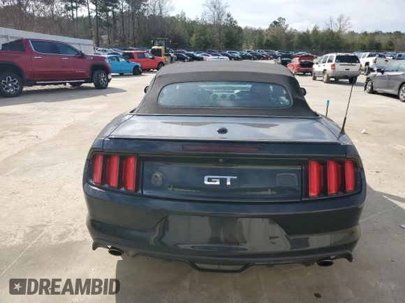 2017 Ford Mustang GT Premium with VIN 1FATP8FFXH5259005, listed as a Copart auction lot 89344785 with 77,139 mi miles and Salvage title. Bid and sale history available at DreamBid. Image 6.