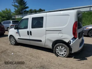 2019 Ram ProMaster City Cargo Tradesman SLT with VIN ZFBHRFBB3K6M32904, listed as a Copart auction lot 57041804 with 163,633 mi miles and Salvage Title. Bid and sale history available at DreamBid. Image 2.
