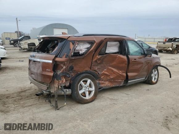 2017 Ford Explorer XLT with VIN 1FM5K8D8XHGA59764, listed as a Copart auction lot 48163295 with Not provided miles and Salvage title. Bid and sale history available at DreamBid. Image 3.