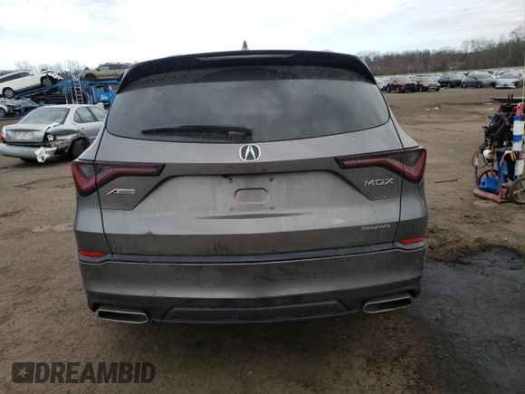 2024 Acura MDX w/A-Spec Package z VIN 5J8YE1H02RL016907, wystawiony jako Copart lot #48898775 z przebiegiem 24 992 mil mil oraz Szkoda całkowita • Salvage title. Historia ofert i sprzedaży dostępna na DreamBid. Obrazek 6.