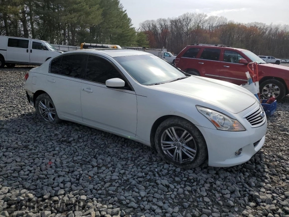 2013 Infiniti G37 x z VIN JN1CV6AR7DM751242, wystawiony jako Copart lot #52957075 z przebiegiem 160 925 mil mil oraz Szkoda całkowita • Salvage title. Historia ofert i sprzedaży dostępna na DreamBid. Obrazek 4.