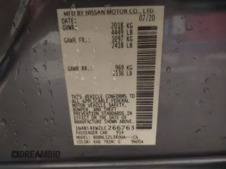 2020 Nissan Altima 2.5 SL with VIN 1N4BL4EW2LC266763, listed as a IAAI auction lot 41741716 with 43,433 mi miles. Bid and sale history available at carsss.com. Image 9.