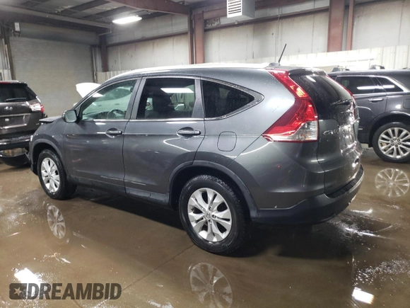 2013 Honda CR-V EX-L with VIN 2HKRM4H7XDH640729, listed as a Copart auction lot 49115355 with 94,630 mi miles and Salvage Title. Bid and sale history available at carsss.com. Image 2.