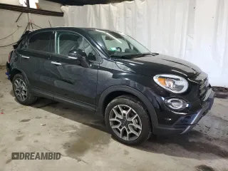 2022 FIAT 500X Trekking with VIN ZFBNF3B14NP971063, listed as a Copart auction lot 73532934 with 22,415 mi miles and Salvage title. Bid and sale history available at DreamBid. Image 4.