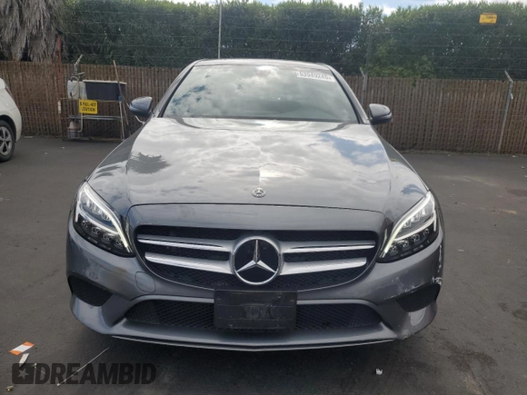 2019 Mercedes-Benz C 300 with VIN 55SWF8EB9KU291263, listed as a Copart auction lot 53549245 with 35,616 mi miles and Salvage Title. Bid and sale history available at carsss.com. Image 5.