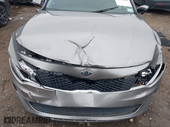 2017 Kia Optima LX with VIN 5XXGT4L37HG169753, listed as a IAAI auction lot 41370062 with 99,744 mi miles. Bid and sale history available at carsss.com. Image 6.