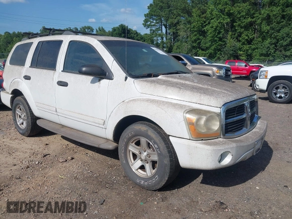 2004 Dodge Durango SLT with VIN 1D4HB48N44F242249, listed as a IAAI auction lot 42606582 with 185,029 mi miles and . Bid and sale history available at DreamBid. Image 1.