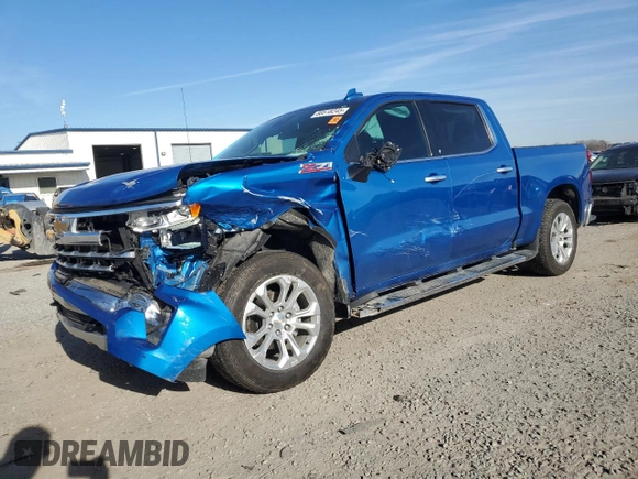 2023 Chevrolet Silverado 1500 LTZ with VIN 1GCUDGE87PZ249074, listed as a Copart auction lot 48901745 with 30,705 mi miles and Salvage Title. Bid and sale history available at DreamBid. Image 1.