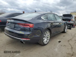2019 Audi A5 Sportback Premium Plus with VIN WAUBNCF53JA012974, listed as a Copart auction lot 46091714 with 114,624 mi miles. Bid and sale history available at carsss.com. Image 3.