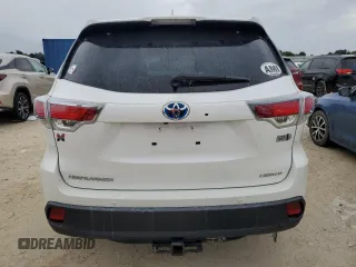 2015 Toyota Highlander Hybrid Limited with VIN 5TDDCRFH7FS012212, listed as a Copart auction lot 74031984 with 83,136 mi miles and Salvage Title. Bid and sale history available at carsss.com. Image 6.