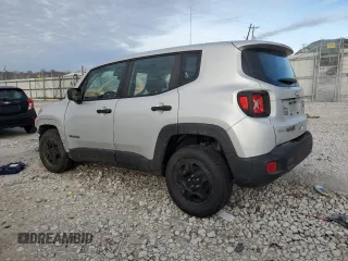 2020 Jeep Renegade Sport with VIN ZACNJBAB1LPL76670, listed as a Copart auction lot 43144075 with 91,739 mi miles and Salvage title. Bid and sale history available at DreamBid. Image 2.