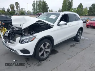 2019 Mercedes-Benz GLC 300 with VIN WDC0G4JB1KV136690, listed as a IAAI auction lot 42121407 with 42,542 mi miles and . Bid and sale history available at DreamBid. Image 2.