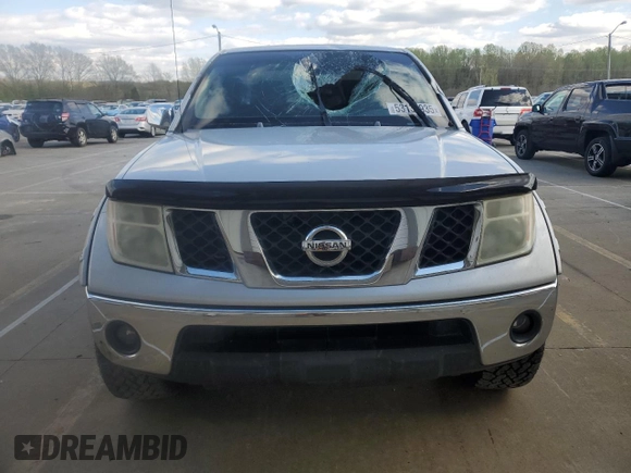 2006 Nissan Frontier SE with VIN 1N6AD07W36C423033, listed as a Copart auction lot 53135935 with 182,467 mi miles and Salvage title. Bid and sale history available at DreamBid. Image 5.