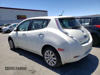 2016 Nissan LEAF S with VIN 1N4BZ0CP2GC314156, listed as a Copart auction lot 61503983 with 44,804 mi miles. Bid and sale history available at carsss.com. Image 2.