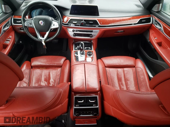 2018 BMW 7 Series ALPINA B7 xDrive with VIN WBA7F2C52JG856406, listed as a Copart auction lot 77086103 with 48,332 mi miles. Bid and sale history available at carsss.com. Image 8.