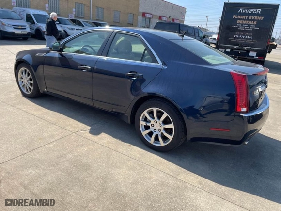 2008 Cadillac CTS AWD w/1SA with VIN 1G6DG577580154313, listed as a IAAI auction lot 41814665 with 107,179 mi miles. Bid and sale history available at carsss.com. Image 3.