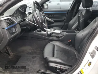 2015 BMW 4 Series 435i xDrive with VIN WBA4B3C56FD669599, listed as a Copart auction lot 43461545 with 186,082 mi miles and Salvage title. Bid and sale history available at DreamBid. Image 7.