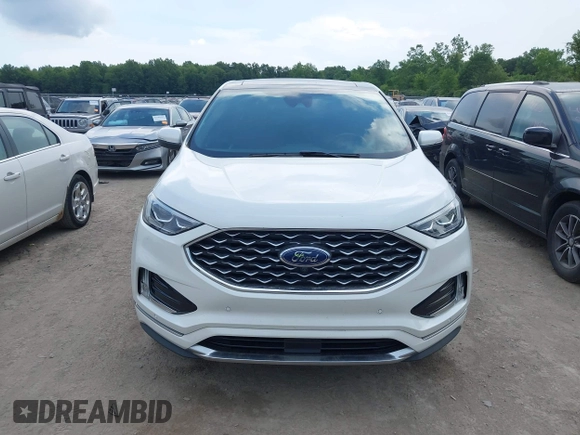 2021 Ford Edge Titanium with VIN 2FMPK4K96MBA18546, listed as a IAAI auction lot 42584326 with 65,214 mi miles and . Bid and sale history available at DreamBid. Image 12.
