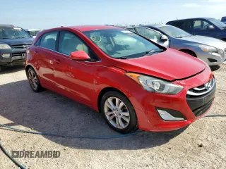 2013 Hyundai Elantra GT with VIN KMHD35LE8DU033447, listed as a Copart auction lot 74469134 with 0 mi miles and Salvage Title. Bid and sale history available at carsss.com. Image 4.