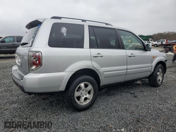 2007 Honda Pilot EX-L with VIN 5FNYF28777B021535, listed as a Copart auction lot 79823904 with 282,340 mi miles and Salvage Title. Bid and sale history available at DreamBid. Image 3.