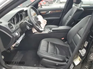 2012 Mercedes-Benz C 300 Sport with VIN WDDGF8BBXCR193158, listed as a Copart auction lot 57283155 with 108,486 mi miles and Salvage title. Bid and sale history available at DreamBid. Image 7.
