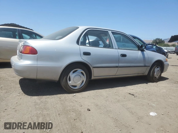 1999 Toyota Corolla VE with VIN 1NXBR12E5XZ243959, listed as a Copart auction lot 62233875 with 58,281 mi miles and Clean title. Bid and sale history available at DreamBid. Image 3.