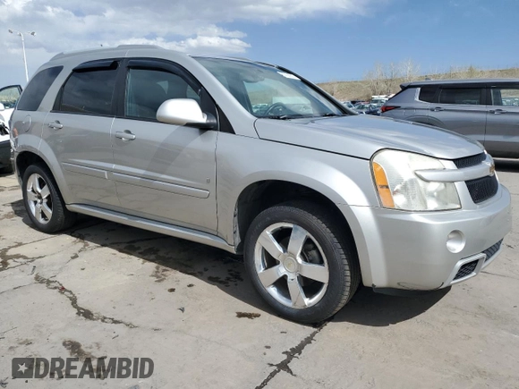 2008 Chevrolet Equinox Sport with VIN 2CNDL037986285667, listed as a Copart auction lot 53756285 with 150,093 mi miles and Salvage Title. Bid and sale history available at carsss.com. Image 4.