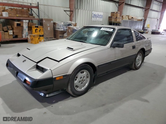 1984 Nissan 300ZX with VIN JN1CZ14S1EX000031, listed as a Copart auction lot 81649194 with NaN miles and Clean Title. Bid and sale history available at carsss.com. Image 1.