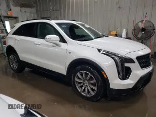 2021 Cadillac XT4 AWD Sport with VIN 1GYFZFR48MF023578, listed as a Copart auction lot 41586595 with 47,612 mi miles and Salvage title. Bid and sale history available at DreamBid. Image 4.