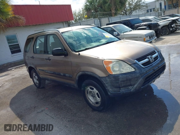2003 Honda CR-V LX with VIN JHLRD68513C009276, listed as a IAAI auction lot 41563452 with 240,519 mi miles and . Bid and sale history available at DreamBid. Image 1.