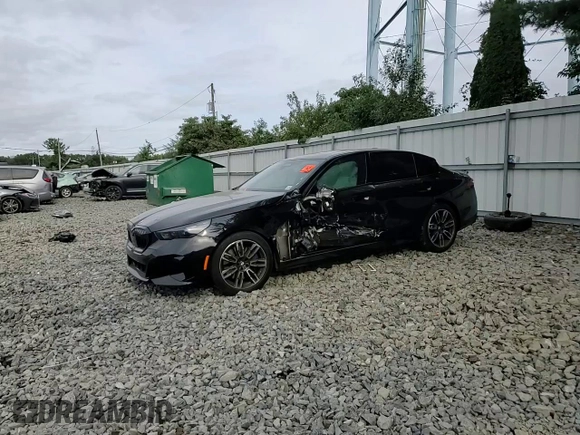 2024 BMW 5 Series 540i xDrive with VIN WBA63FJ0XRCR86553, listed as a Copart auction lot 71661834 with 0 mi miles and Salvage Title. Bid and sale history available at carsss.com. Image 11.