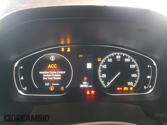 2018 Honda Accord Touring with VIN 1HGCV1F96JA096160, listed as a Copart auction lot 61502425 with 59,901 mi miles and Salvage title. Bid and sale history available at DreamBid. Image 9.