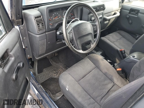 2003 Jeep Wrangler X with VIN 1J4FA39S93P352545, listed as a Copart auction lot 47069095 with 178,747 mi miles and Salvage Title. Bid and sale history available at carsss.com. Image 8.