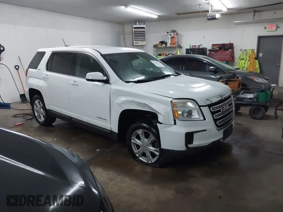 2017 GMC Terrain SLE with VIN 2GKFLSEK3H6256440, listed as a IAAI auction lot 41491766 with 92,214 mi miles. Bid and sale history available at carsss.com. Image 1.