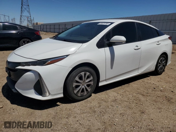 2022 Toyota Prius LE z VIN JTDKAMFP8N3197278, wystawiony jako Copart lot #55828765 z przebiegiem 122 709 mil mil oraz Szkoda całkowita • Salvage title. Historia ofert i sprzedaży dostępna na DreamBid. Obrazek 1.