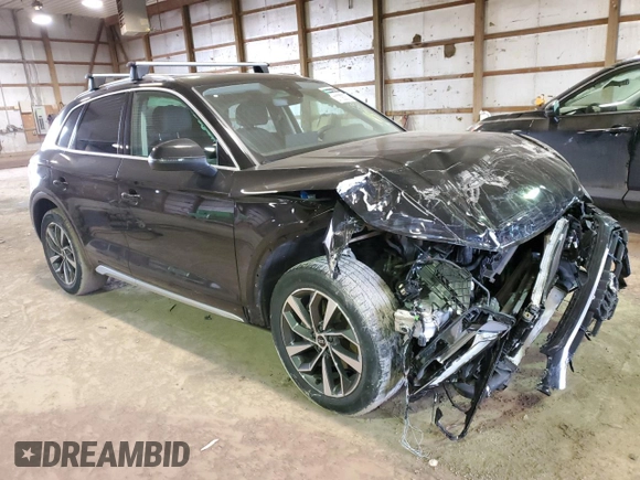 2021 Audi Q5 Premium Plus with VIN WA1BAAFY4M2116329, listed as a Copart auction lot 37738363 with 35,716 mi miles. Bid and sale history available at carsss.com. Image 4.