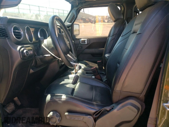2020 Jeep Wrangler Unlimited Sahara with VIN 1C4HJXEG9LW311913, listed as a Copart auction lot 54265535 with 43,893 mi miles and Salvage title. Bid and sale history available at DreamBid. Image 7.