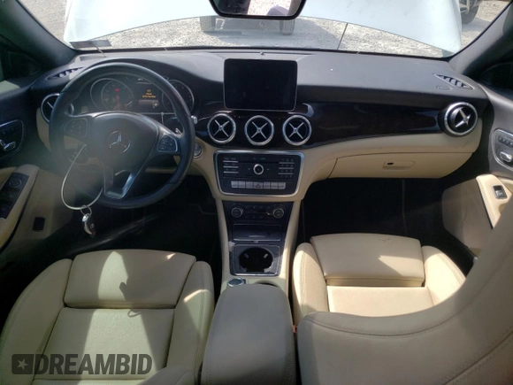 2018 Mercedes-Benz CLA with VIN WDDSJ4GB6JN556618, listed as a Copart auction lot 45758763 with 58,278 mi miles. Bid and sale history available at carsss.com. Image 8.