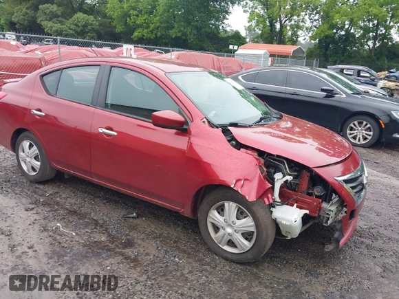 2019 Nissan Versa SV with VIN 3N1CN7AP7KL859890, listed as a IAAI auction lot 42308164 with 55,435 mi miles and . Bid and sale history available at DreamBid. Image 1.