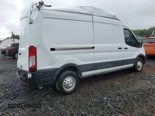 2023 Ford Transit Cargo with VIN 1FTBR2X81PKA94796, listed as a Copart auction lot 59571775 with 17,769 mi miles and Salvage title. Bid and sale history available at DreamBid. Image 3.